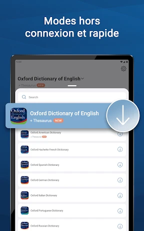 Oxford Dictionary & Thesaurus screenshot