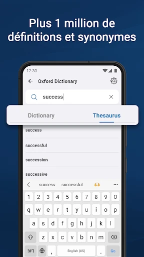 Oxford Dictionary & Thesaurus screenshot