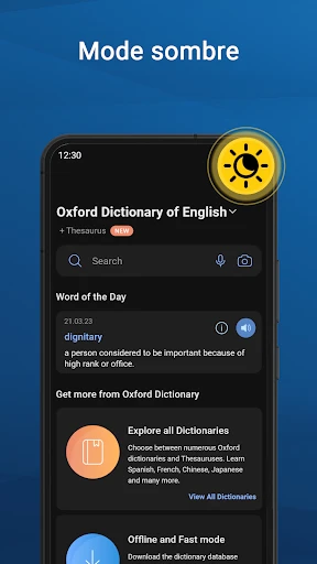 Oxford Dictionary & Thesaurus screenshot