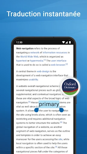 Oxford Dictionary & Thesaurus screenshot