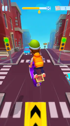 Paper Boy Race: jeux de course screenshot