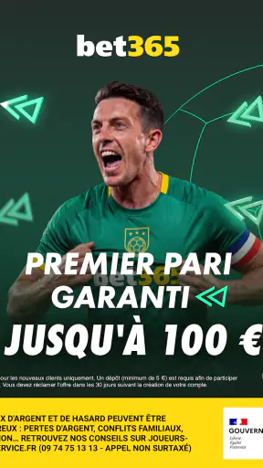 Paris sportifs bet365 screenshot