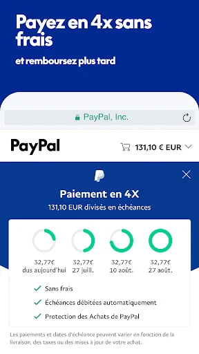 PayPal screenshot