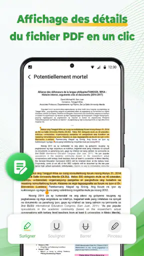 PDF File Reader – Lecteur PDF screenshot