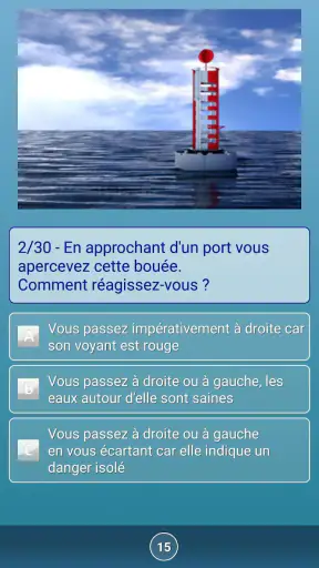 Permis bateau côtier ENF screenshot