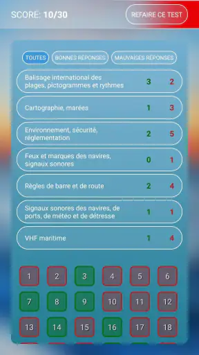 Permis bateau côtier ENF screenshot