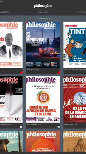 Philosophie magazine screenshot