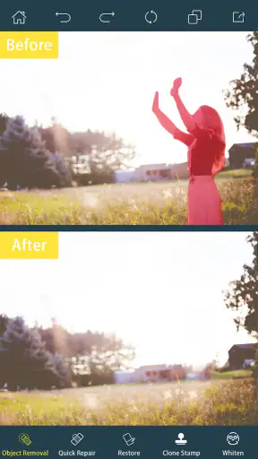 Photo Retouch-Object Removal screenshot
