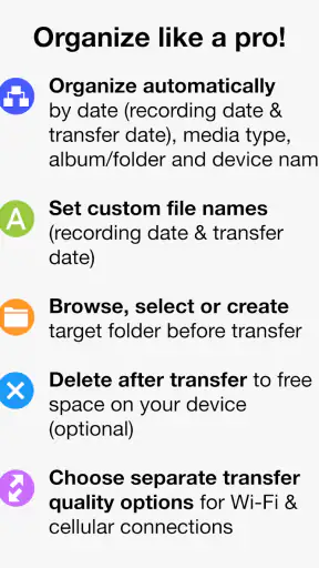PhotoSync NAS Add-On screenshot