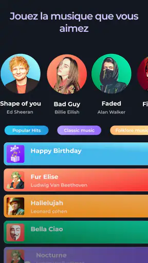 Piano pour jouer de la musique screenshot