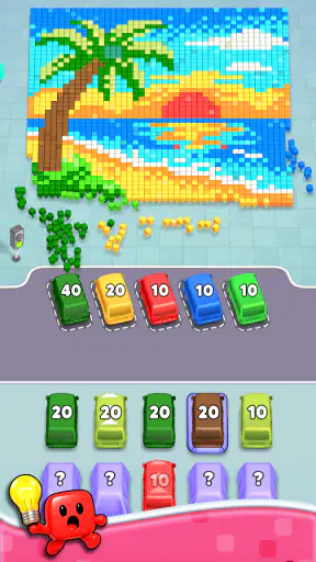 Pixel Drop: Bus Puzzle screenshot
