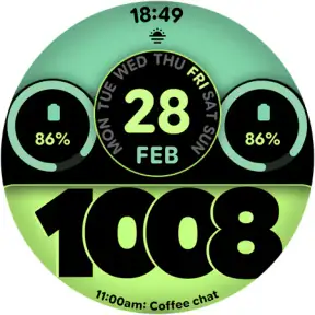 Pixel Light - Watch face screenshot