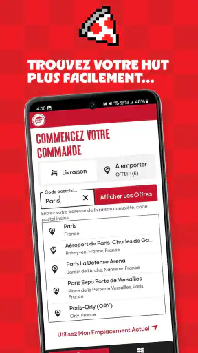 Pizza Hut France screenshot