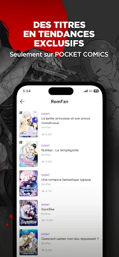 POCKET COMICS: Premium Webtoon screenshot