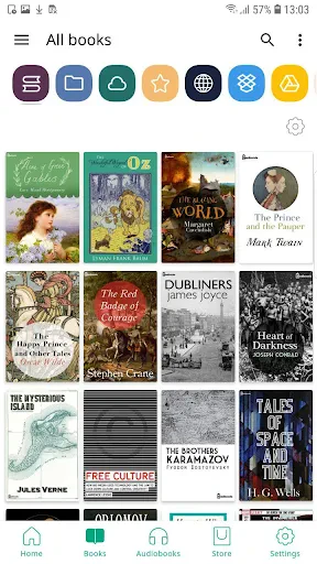 Pocketbook lecteur screenshot