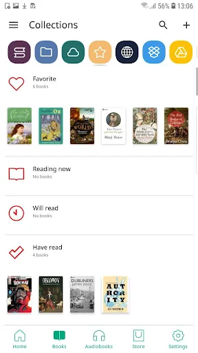 Pocketbook lecteur screenshot