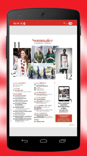 Point De Vue - Magazine screenshot