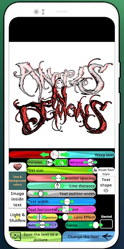 Polices - Créateur de logo screenshot
