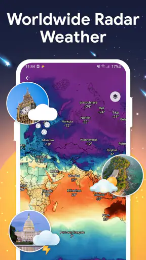 Prévisions météo: Radar screenshot