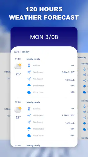 Prévisions météo - radar météo screenshot