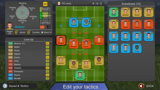 Pro League Soccer screenshot