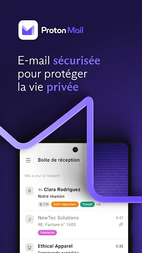 Proton Mail: Email chiffré screenshot