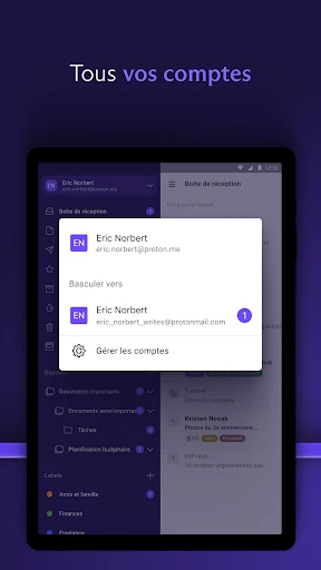 Proton Mail: Email chiffré screenshot