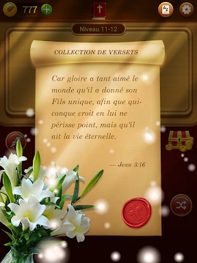 Puzzle de mots biblique screenshot