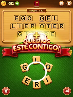 Puzzle de mots biblique screenshot