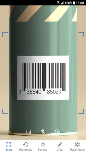 QR Code Scanner (français) screenshot