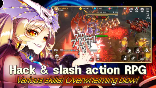 Queen's Knights - Slash IDLE screenshot