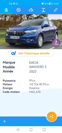 Quel Véhicule screenshot