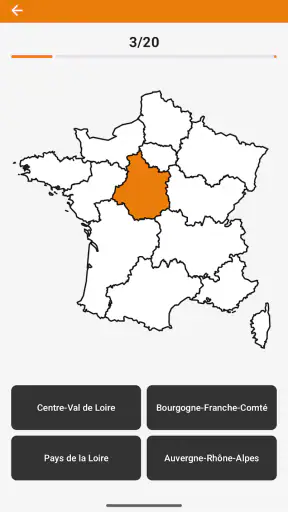 Quiz Départements et Régions screenshot