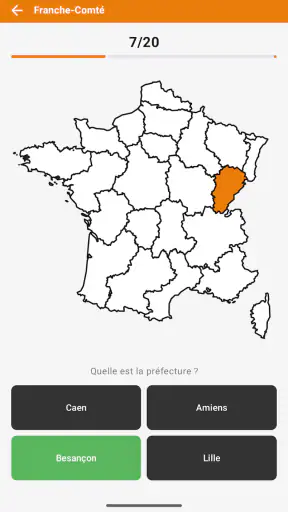 Quiz Départements et Régions screenshot