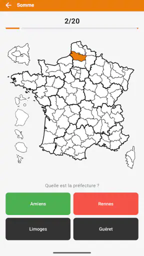 Quiz Départements et Régions screenshot