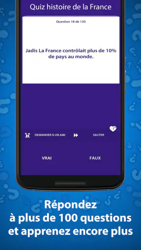 Quiz Histoire de la France screenshot