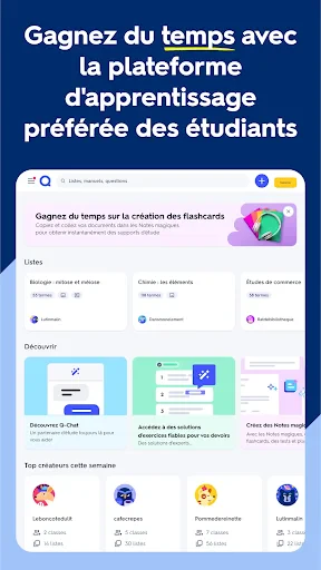 Quizlet : apprendre avec l'IA screenshot