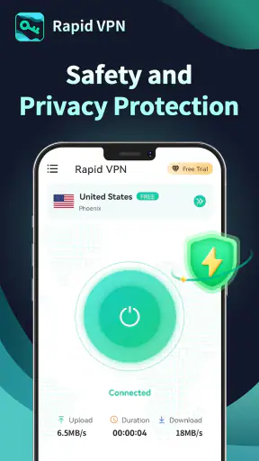 Rapid VPN - Sécurisé et Fiable screenshot