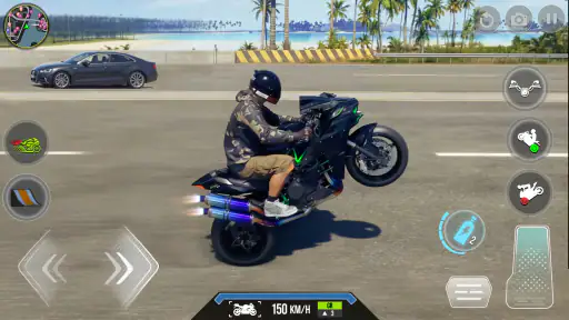 Real Bike Driving Racing Games screenshot