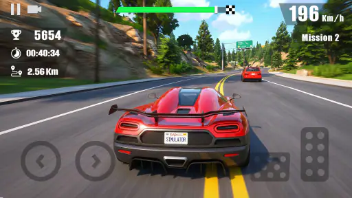 Real Traffic Car Simulator 3D screenshot