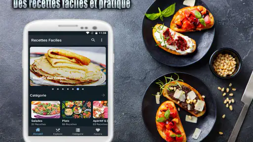 Recettes Faciles et Rapides screenshot