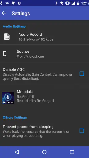 RecForge II Pro : Dictaphone screenshot