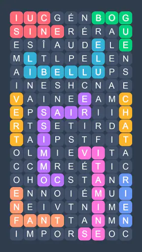 Mots Mêlés en Français screenshot