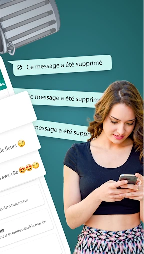 récupéré messages supprimé app screenshot