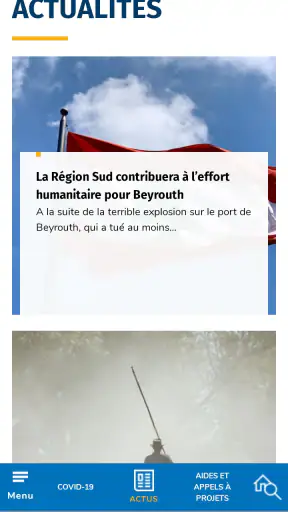 Région Sud screenshot