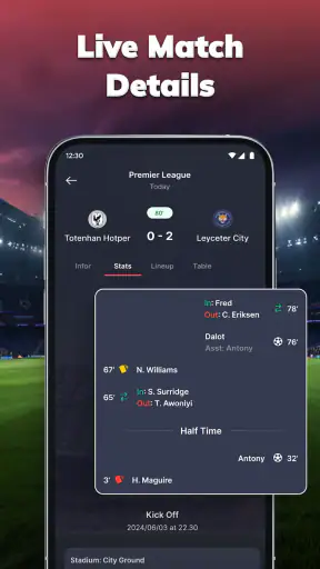 Résultats Foot en Direct screenshot
