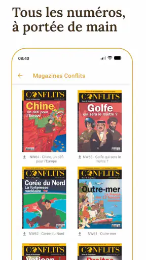 Revue Conflits screenshot