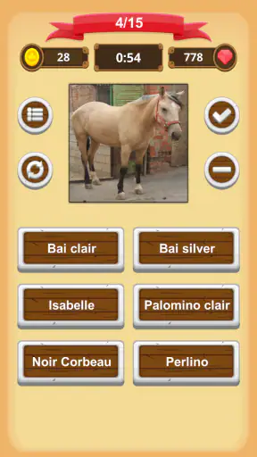 Robe Du Cheval - Quiz screenshot