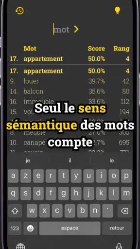 romot - Mot secret Cemantix ! screenshot