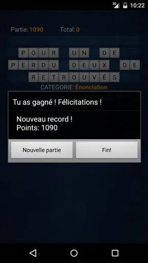 Roue de la Chance (Français) screenshot